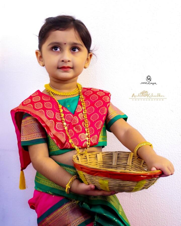 माझी तुझी रेशीमगाठ या मालिकेमधून मायरा घराघरात पोहचलीये..(photo: _world_of_myra_official/IG)