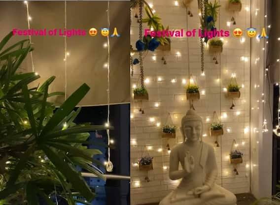 कपिल शर्माच्या बाल्कनीमध्ये गौतम बुद्धाची एक मोठी मूर्तीही दिसते, ज्यामुळे त्यांची बाल्कनी अधिक सुंदर होत आहे, या मूर्तीच्या मागेही लहान-लहान रोपे दिसून येतायत