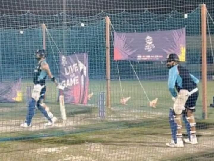 India vs Afghanistan T20 World Cup BCCI Video Of Rohit Sharma Virat Kohli Batting In Nets For Ind vs Afg T20 World Cup Match Watch: Virat Kohli, Rohit Sharma 'Getting Into The Groove' For Ind vs Afg T20 World Cup Clash