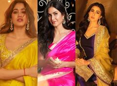 Bollywood Celebs Diwali Look: दिवाली पर लगना है कुछ खास तो Janhvi Kapoor, Katrina Kaif और Sara Ali Khan की तरह सजें