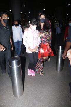 परिवार संग Diwali मनाने मुंबई लौटे Aishwarya Rai, Abhishek Bachchan और Aaradhya, एयरपोर्ट पर दिखा शानदार अंदाज