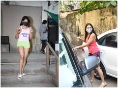 Photos: केदारनाथ से लौटनें के बाद जिम के बाहर स्पॉट हुईं Sara Ali Khan और Janhvi Kapoor, देखें तस्वीरें...