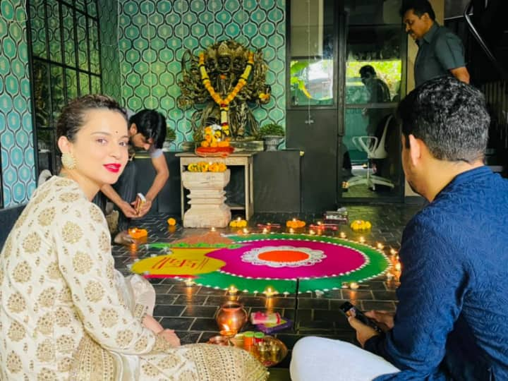 Diwali 2021: Kangana Ranaut Performs Puja With Brother, Reveals When 'Tiku Weds Sheru' Will Go On Floors Diwali 2021: Kangana Performs Puja With Brother At Office, Reveals When 'Tiku Weds Sheru' Will Go On Floors