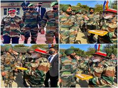 IN PICS | PM Modi Celebrates Diwali With Soldiers In Kashmir's Nowshera, Pays Tribute To Martyrs
