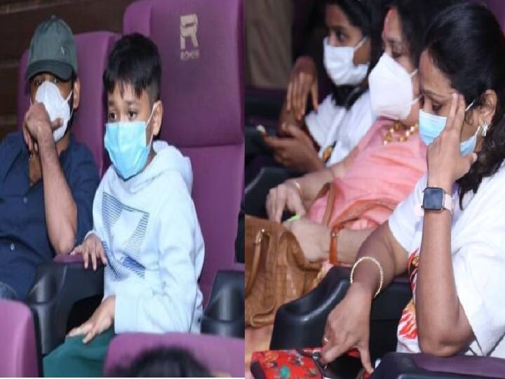 annaththe: Dhanush watches fdfs with family Annaaththe Diwali | அண்ணாத்த FDFS.. ரோஹிணி தியேட்டரில் முதல் ஆளாக ஆஜரான தனுஷ் குடும்பம்..