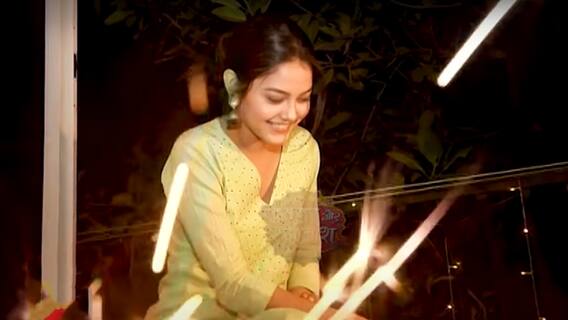 Actress Priyal Mahajan aka Molkki's Purvi celebrates Diwali at home | SBS