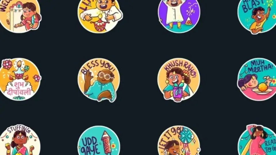 Whatsapp Stickers | தீபாவளி கொண்டாட்டம். ஸ்டிக்கர் வெளியிட்ட வாட்சப்! இப்படித்தான் யூஸ் பண்ணனும்..