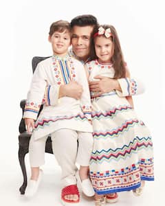 Diwali 2021: Karan Johar Twins With His Kids Yash & Roohi, Drops Adorable Pics From Photo-Shoot