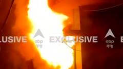 UP: Chandauli में Cyber Cafe में लगी भीषण आग, मचा हड़कंप। HINDI NEWS