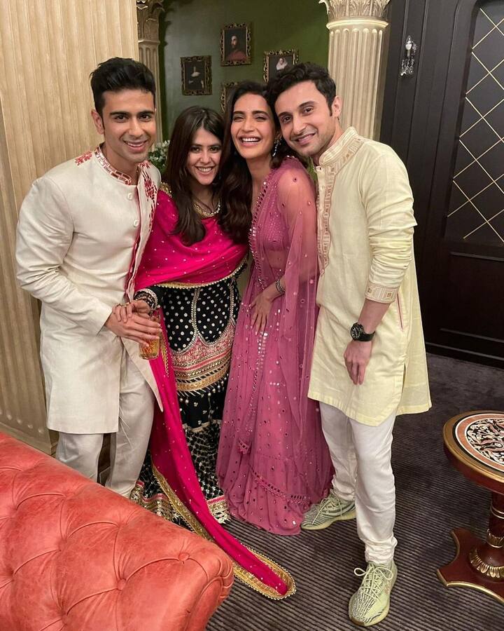 Several celebs including Hina Khan, Mouni Roy have dropped heart emojis on Ekta Kapoor's Instagram post. (All PICS Credit: Instagram)