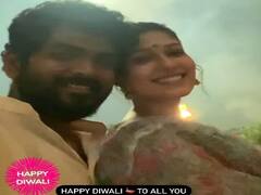 Watch Video | Nayanthara - Vignesh Shivan | ஸ்டார்ஸ், லைட்ஸ்... வைரலாகும் விக்னேஷ் - நயன் தீபாவளி...