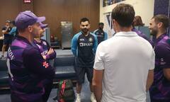 ભારતીય ટીમની દરિયાદિલી, બરાબરની ધૂલાઇ કર્યા બાદ સ્કૉટલેન્ડના ખેલાડીઓને તેમના ડ્રેસિંગ રૂમમાં જઇને મળ્યા ને પછી...............................