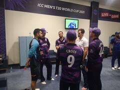 IND vs SCO: போட்டிக்கு பின் நட்பு! இந்திய வீரர்களை சந்தித்து பேசிய ஸ்காட்லாந்து வீரர்கள்!