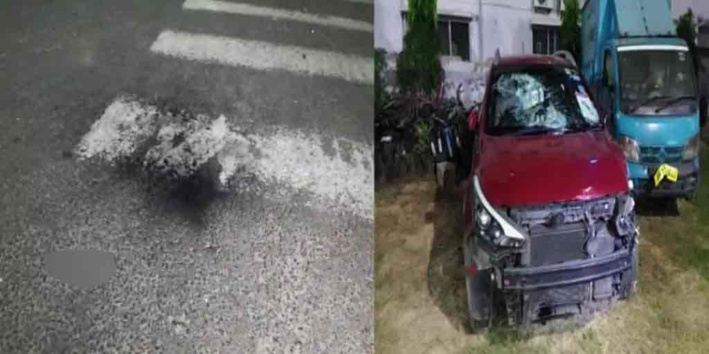 Kolkata Accident Speeding Car hits pedestrians crossing road, one dead six injured Kolkata Accident: চিংড়িঘাটা মোড়ে বেপরোয়া গাড়ির ধাক্কায় মৃত্যু পথচারীর, আহত ৬