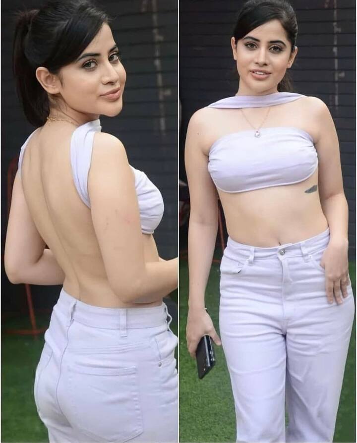 उर्फी जावेद के इस बैकलेस अंदाज पर घर से बाहर निकलते ही हर किसी की नजरे थम गईं.