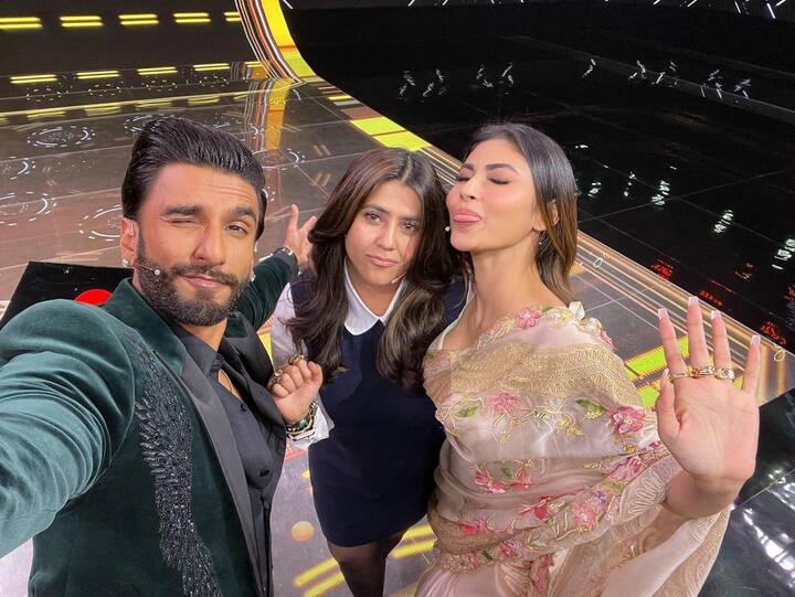 Meanwhile, Rani Mukerji and Saif Ali Khan will also make an appearance in ‘The Big Picture’ for promoting their upcoming movie ‘Bunty Aur Babli 2’ co-starring Siddhant Chaturvedi and Sharvari Wagh. (Image courtesy - @imouniroy/Instagram)