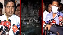 Ahmednagar : आग विझली, राजकारण भडकलं! जबाबदार कोण यावरून राष्ट्रवादी-भाजपमध्ये आरोप-प्रत्यारोप