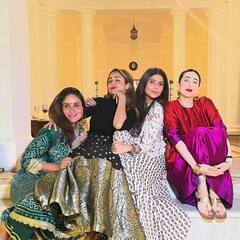 Kareena Kapoor अपनी बेस्ट गर्ल्स Karisma Kapoorऔर Amrita Arora संग फेस्टिव मोड में आईं नजर, एथनिक ड्रेस में दिखीं बेहद खूबसूरत