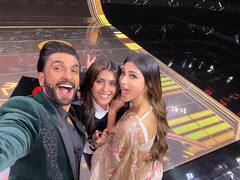 IN PICS | Ekta Kapoor & Mouni Roy Having A Gala Time At Ranveer Singh’s ‘The Big Picture’