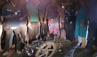 Dahod : બે બાઇક  સામસામે ટકરાતા બેના ઘટનાસ્થળે જ મોત, ચાર ઘાયલ