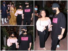 Neha Kakkar Photos: देर रात पति रोहनप्रीत और भाई टोनी कक्कड़ के साथ मस्ती करती दिखीं नेहा कक्कड़, शानदार तस्वीरें