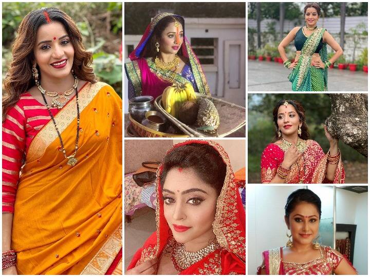 छठ पूजा की शुरुआत कल से नहाय-खाय के साथ हो जाएगी. कल से शुरू होने वाले इस त्योहार के दूसरे दिन खरना होगा. जैसे कि हर त्योहार के मौके पर महिलाएं ट्रेडिशनल कपड़ों में तैयार होना पसंद करती हैं वैसे ही छठ के मौके पर भी उन्होंने अपनी वॉर्डरोब खगालना शुरू कर दिया होगा. अगर नहीं समझ पा रही कि क्या पहनें तो इन भोजपुरी अभिनेत्रियों से इंस्पिरेशन लें और कुछ ऐसा लुक कैरी करें.