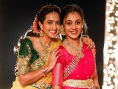 Amrutha Pranay Photos: తొలిసారి నటించిన అమృత ప్రణయ్... లాస్య పాటలో మెరుపులా కనిపించి..