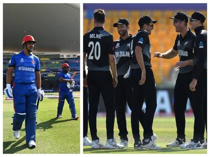 New Zealand playing against Afghanistan match 40 on Sheikh Zayed Stadium NZ vs AFG, T20 WC: அடுத்தடுத்து 4 விக்கெட்: இந்தியா வாய்ப்பை பெவிலியனுக்கு கொண்டு செல்லும் ஆப்கான்!