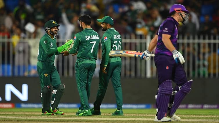 ICC T20 WC 2021: Pakistan won the match by 72 runs against Scotland match 41 at Sheikh Zayed Stadium PAK vs SCT, Match Highlights: বিশ্বকাপে দাপট চলছে, পাঁচে পাঁচ করে সেমিফাইনালে পাকিস্তান