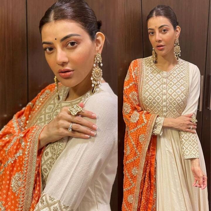 మునుపటి కంటే కాజల్ చాలా సన్నగా కనిపిస్తుంది. ప్రస్తుతం ఈ ఫోటోలు సోషల్ మీడియాలో వైరల్ అవుతున్నాయి. (Courtesy: Instagram)