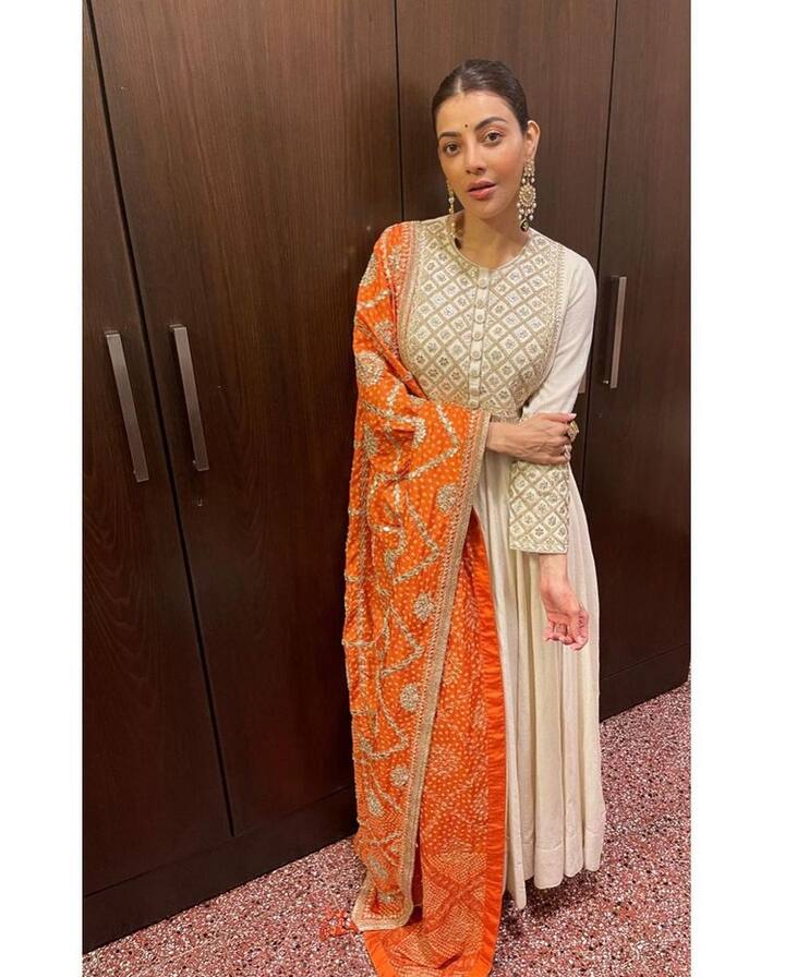 తాజాగా ఆమె షేర్ చేసిన ఫొటోల్లో కాజల్ చాలా బక్కగా కనిపించింది. (Courtesy: Instagram)