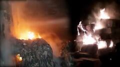 Fire: পেট্রাপোলে ট্রাকের টার্মিনাসে আগুন, পুড়ে ছাই ৯টি তুলো বোঝাই ট্রাক | Bangla News