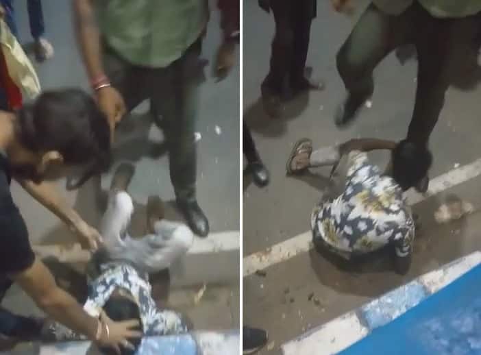 'Green Police' Thrashes Man For Allegedly Snatching Woman’s Bag, Kolkata Police Apologises 'Green Police' Thrashes Man For Allegedly Snatching Woman’s Bag, Kolkata Police Apologises