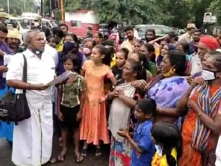 Narikoravargal community peoples thanked the chief minister for dancing and singing songs. நடனமாடியும் பாடல்கள் பாடியும் முதலமைச்சருக்கு நன்றி தெரிவித்த நரிக்குறவர்கள்...!