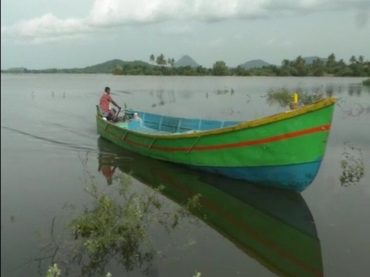 கோவை அருகே நீரில் மூழ்கிய பாலம் - துண்டிக்கப்பட்ட கிராமங்களுக்கு இலவச படகு போக்குவரத்து துவக்கம்