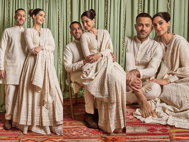 Sonam Kapoor Anand Ahuja Diwali: बी टाउन से दिवाली सेलिब्रेशन की नई-नई तस्वीरें आने का सिलसिला अभी थमने का नाम नहीं ले रहा है. इसी कड़ी में कुछ ही घंटों पहले सोनम कपूर (Sonam Kapoor) और आनंद आहूजा (Anand Ahuja) ने  अपनी इस दिवाली सेलिब्रेशन की कुछ और तस्वीरें फैंस के साथ शेयर की हैं. आगे की स्लाइड्स में देखिए एक दूसरे के साथ दिवाली के जश्न में डूबे इस कपल की शानदार तस्वीरें.
