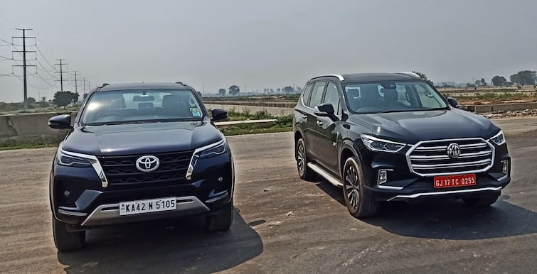 Toyota Fortuner and MG Gloster is best 3 rows SUV in india with big size, and big space, read review comparison Best SUV with 3 Rows: साइज और कंफर्ट में MG Gloster है बेस्ट, दमदान इंजन और ऑफ-रोड के लिए Toyota Fortuner आगे
