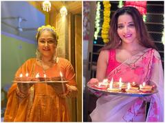 In Pics: मोनालिसा से लेकर प्रियंका पंडित तक, देखिए इस बार भोजपुरी ने अभिनेत्रियों ने कैसे मनाई दीवाली