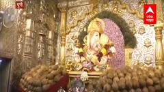 Pune DagdeShet : उमांगमलज गणेशजन्म सोहळ्यानिमित्त दगडूशेठ बाप्पाला 1100 नारळांचा नैवेद्य