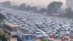 Amroha के बृजघाट पर 15 किलोमीटर लंबा भीषण जाम लगा | Suno UP