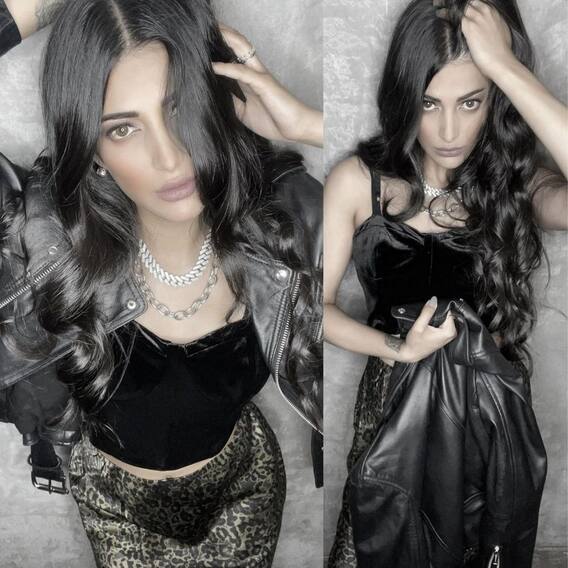Shruti Haasan: హాట్ నెస్కి కేరాఫ్ అడ్రెస్ శృతిహాసన్.. బ్లాక్ టాప్లో అదుర్స్ Shruti Haasan: హాట్ నెస్కి కేరాఫ్ అడ్రెస్ శృతిహాసన్.. బ్లాక్ టాప్లో అదుర్స్