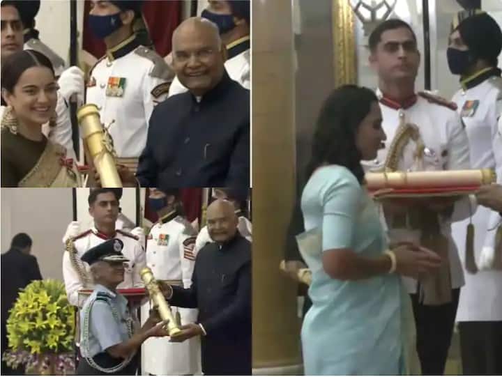 Padma Awards 2020: This year's Padma Awards Ceremony was held at Rashtrapati Bhavan in Delhi, dignitaries from various fields were honored with Padma Awards Padma Awards 2020: यंदाचा पद्म पुरस्कारांचा वितरण सोहळा दिल्लीतील राष्ट्रपती भवनात संपन्न, विविध क्षेत्रातील मान्यवरांचा राष्ट्रपतींच्या हस्ते पद्म पुरस्कार देऊन गौरव