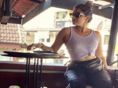 Shilpa Manjunath pics: ஸ்டைலான சிட்டிங்கில் இதய ராணியின் லேட்டஸ்ட் கிளிக்ஸ்..!