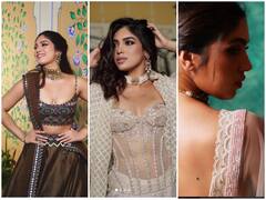 Corset लहंगा सेट पहन कर बला की खूबसूरत लग रहीं Bhumi Pednekar, एक्ट्रेस ने खुद से किया परफेक्ट मेकअप