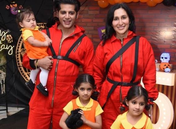 Brithday Celebrations: Squid Game की थीम पर Karanvir Bohra और Teejay Sidhu ने किया बेटियों का बर्थडे सेलिब्रेट, देखिए तस्वीरें Brithday Celebrations: Squid Game की थीम पर Karanvir Bohra और Teejay Sidhu ने किया बेटियों का बर्थडे सेलिब्रेट, देखिए तस्वीरें