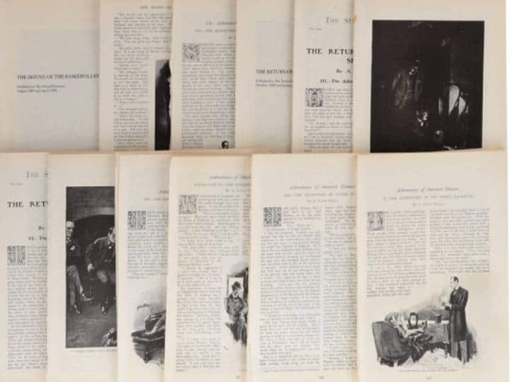 Famous Sherlock Holmes novel 'The Hound of the Baskervilles' original manuscript page fetches Rs 3.13 crore sherlock Holmes: மரணத்தை துப்பு துலக்கும் பாய்ண்ட்! செர்லாக் ஹோம்ஸ் நாவலின் ஒரே பக்கம் ரூ.3.13 கோடிக்கு ஏலம்!