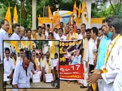 Tdp Protests: అయ్యా మాకు బుద్ధొచ్చింది.. చెప్పుతో కొట్టుకుని వింత నిరసన.. పెట్రో ధరలపై టీడీపీ ఆందోళనలు