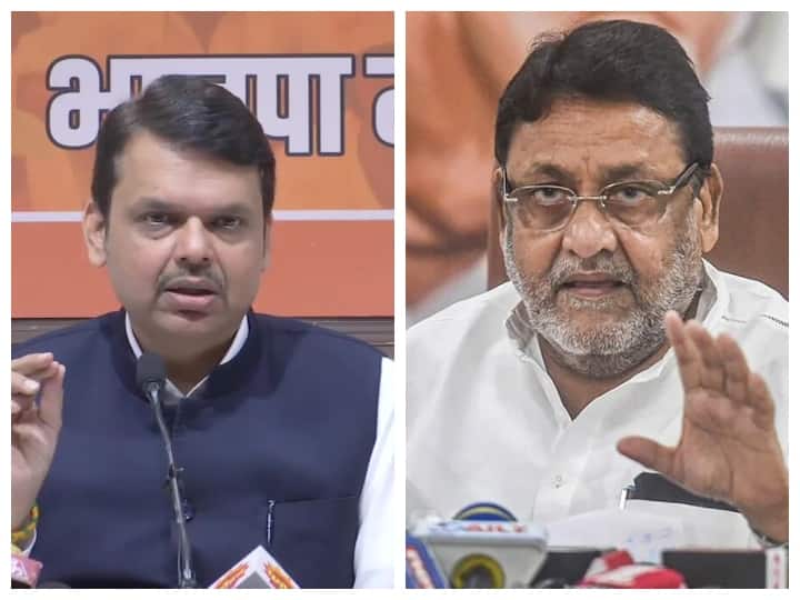 Devendra Fadnavis Vs Nawab Malik: Former CM Claims NCP Leader Has 'Underworld Links', Latter Hits Back Maharashtra Politics: నవాబ్ X ఫడణవీస్.. 'మహా' రాజకీయంలో బాంబుల మంటలు