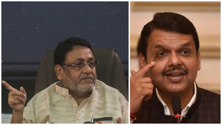 Nawab Malik claims exposing Devendra Fadnavis underworld links, Fake Notes Demonetisation Link With ISI press conference highlights Nawab Malik PC: 'Devendra Fadnavis Ran Nexus Of Fake Notes After Demonetisation' & 'Appointed Criminals'