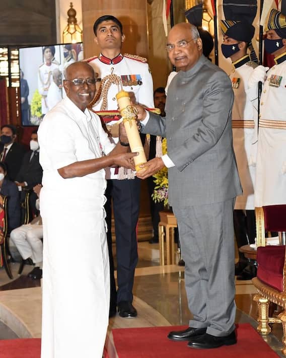 2021ல் பத்மஸ்ரீ விருது வாங்கிய தமிழர்களின் லிஸ்ட்!!
